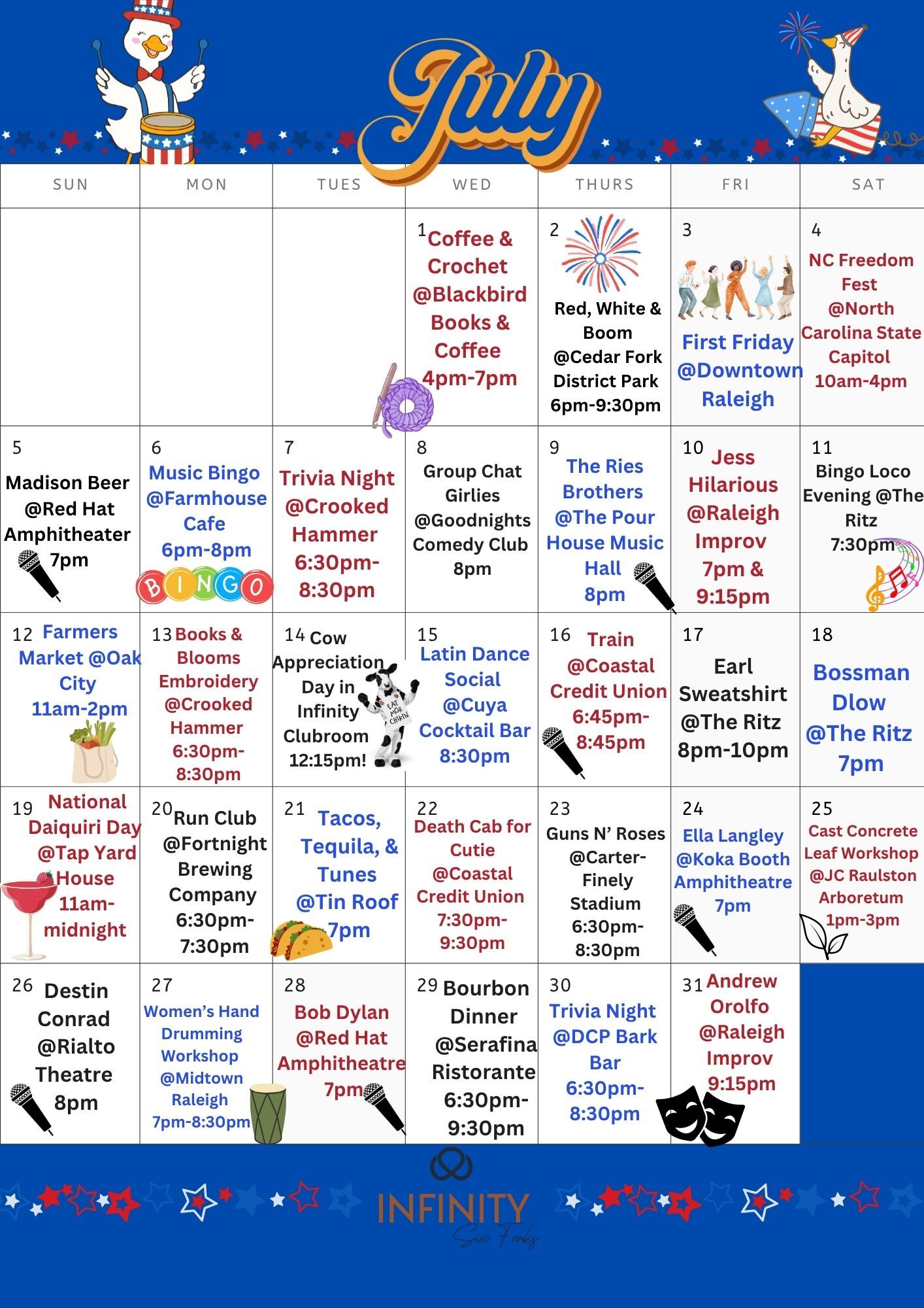 Local events in Raleigh Durham