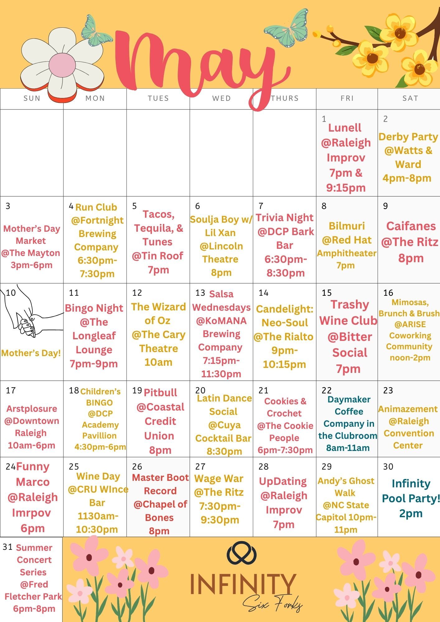 Local events in Raleigh Durham
