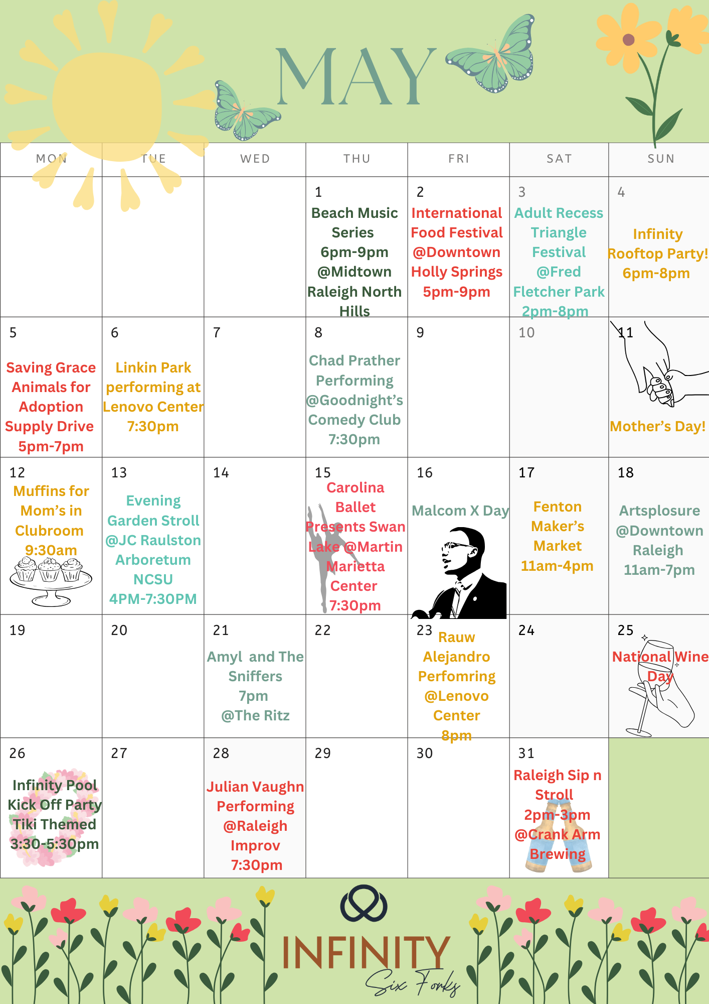 May Event Calendar