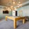 a room with tables and chairs